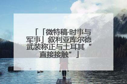 「微特稿·时事与军事」叙利亚库尔德武装称正与土耳其“直接接触”