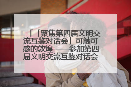 「聚焦第四届文明交流互鉴对话会」可触可感的敦煌——参加第四届文明交流互鉴对话会的外宾参观上元市集