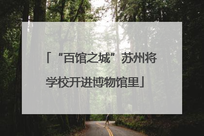 “百馆之城”苏州将学校开进博物馆里