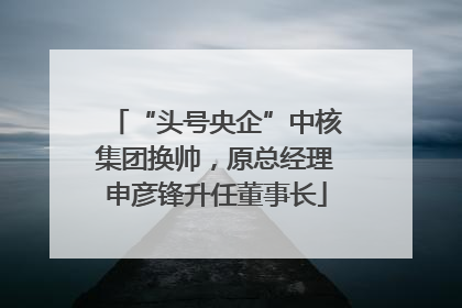 “头号央企”中核集团换帅，原总经理申彦锋升任董事长