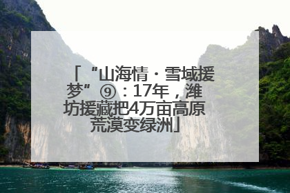 “山海情・雪域援梦”⑨：17年，潍坊援藏把4万亩高原荒漠变绿洲