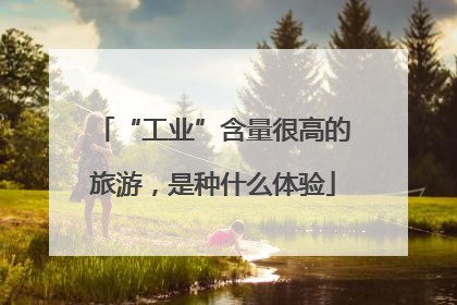 “工业”含量很高的旅游，是种什么体验