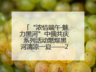 “浓情端午·魅力黑河”中俄共庆 系列活动燃爆黑河清凉一夏——2025年黑河夏季群众文化活动启幕 多元文化赋能边境文旅新高地