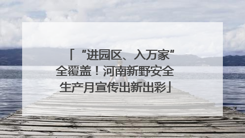 “进园区、入万家”全覆盖！河南新野安全生产月宣传出新出彩