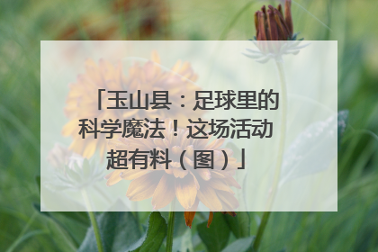 玉山县：足球里的科学魔法！这场活动超有料（图）