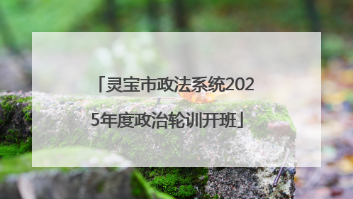 灵宝市政法系统2025年度政治轮训开班