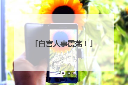 白宫人事震荡！