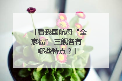 看我国航母“全家福” 三舰各有哪些特点？