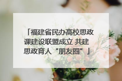 福建省民办高校思政课建设联盟成立 共建思政育人“朋友圈”