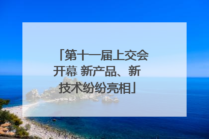 第十一届上交会开幕 新产品、新技术纷纷亮相