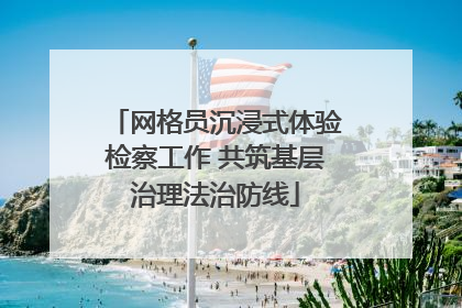 网格员沉浸式体验检察工作 共筑基层治理法治防线