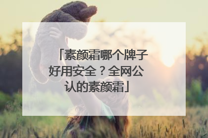 素颜霜哪个牌子好用安全？全网公认的素颜霜