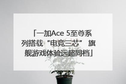 一加Ace 5至尊系列搭载“电竞三芯” 旗舰游戏体验远超同档