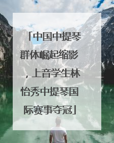 中国中提琴群体崛起缩影，上音学生林怡秀中提琴国际赛事夺冠