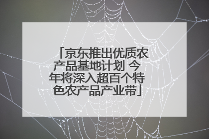 京东推出优质农产品基地计划 今年将深入超百个特色农产品产业带