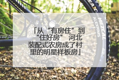 从“有房住”到“住好房” 河北装配式农房成了村里的明星样板房