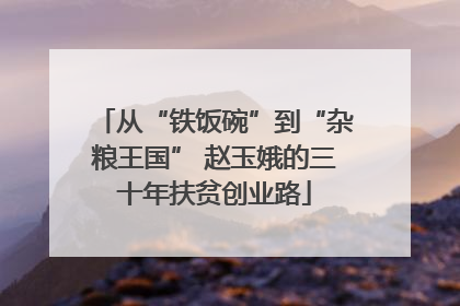 从“铁饭碗”到“杂粮王国” 赵玉娥的三十年扶贫创业路