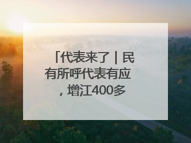 代表来了｜民有所呼代表有应，增江400多年古码头焕新