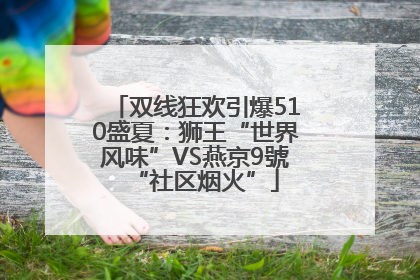 双线狂欢引爆510盛夏：狮王“世界风味”VS燕京9號“社区烟火”