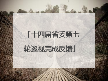 十四届省委第七轮巡视完成反馈