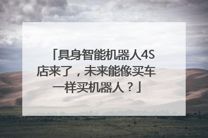 具身智能机器人4S店来了，未来能像买车一样买机器人？