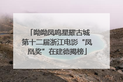 呦呦凤鸣星耀古城 第十二届浙江电影“凤凰奖”在建德揭榜