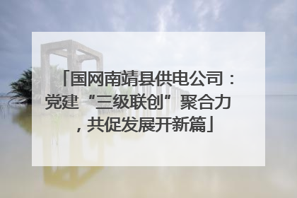 国网南靖县供电公司：党建“三级联创”聚合力，共促发展开新篇