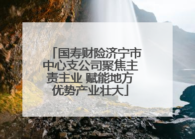 国寿财险济宁市中心支公司聚焦主责主业 赋能地方优势产业壮大