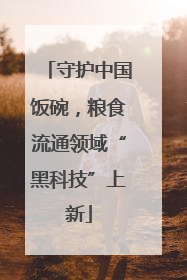 守护中国饭碗，粮食流通领域“黑科技”上新