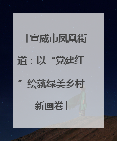 宣威市凤凰街道：以“党建红”绘就绿美乡村新画卷