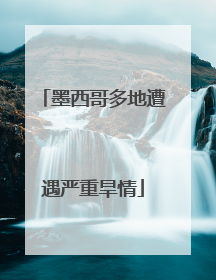 墨西哥多地遭遇严重旱情