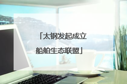太钢发起成立船舶生态联盟