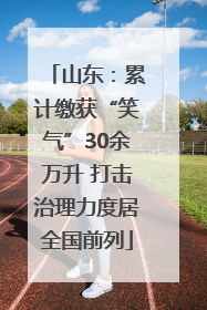 山东：累计缴获“笑气”30余万升 打击治理力度居全国前列
