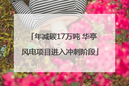 年减碳17万吨 华亭风电项目进入冲刺阶段