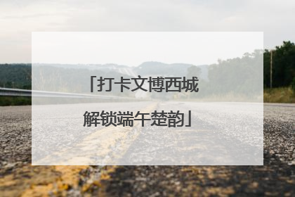 打卡文博西城 解锁端午楚韵