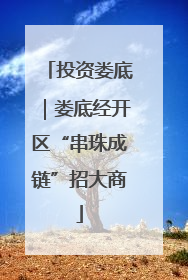 投资娄底｜娄底经开区“串珠成链”招大商