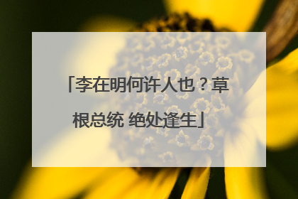 李在明何许人也？草根总统 绝处逢生
