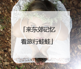 来东郊记忆 看旅行蛙蛙