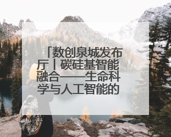 数创泉城发布厅丨碳硅基智能融合——生命科学与人工智能的边界探索