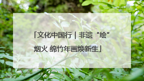 文化中国行｜非遗“绘”烟火 绵竹年画焕新生