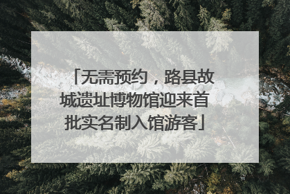 无需预约，路县故城遗址博物馆迎来首批实名制入馆游客