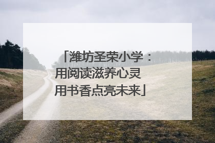 潍坊圣荣小学：用阅读滋养心灵 用书香点亮未来