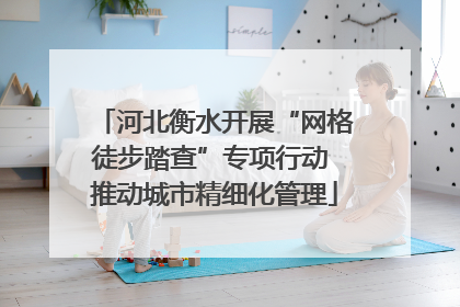 河北衡水开展“网格徒步踏查”专项行动 推动城市精细化管理