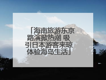 海南旅游东京路演掀热潮 吸引日本游客来琼体验海岛生活