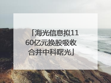 海光信息拟1160亿元换股吸收合并中科曙光