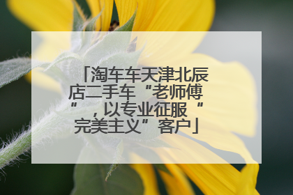 淘车车天津北辰店二手车“老师傅”，以专业征服“完美主义”客户