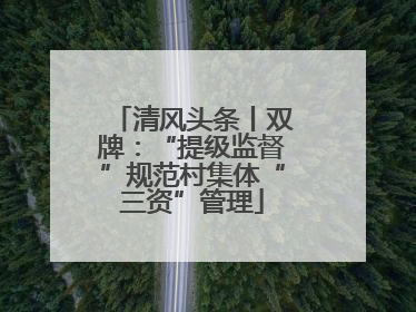 清风头条丨双牌：“提级监督”规范村集体“三资”管理