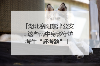 湖北襄阳东津公安：这些雨中身影守护考生“赶考路”