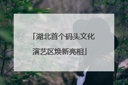 湖北首个码头文化演艺区焕新亮相