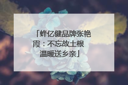 蜂亿健品牌张艳霞：不忘故土根 温暖送乡亲